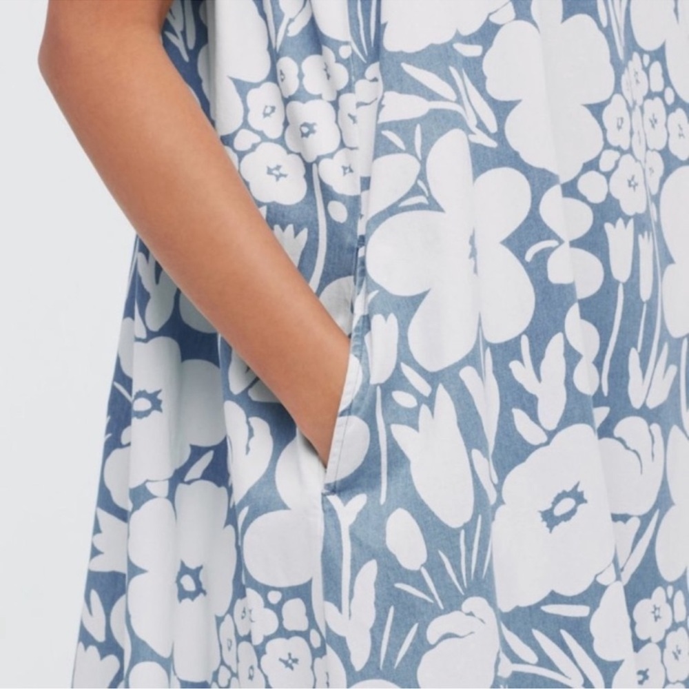 MARIMEKKO x UNIQLO Denim Camisole Dress - Light Blue - Sz XS - Picture 6 of 16
